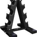 Fitness Republic Neoprene Dumbbells Weight Storage Rack - 2.0 MM Thick Steel Weight Organizer - Ideal Choice for Home Gym - Easy to Assemble and Store