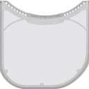5231EL1003B Lint Filter Replacement for LG & Kenmore Dryers, Ultra Durable Dryer Lint Screen Trap with Felt Seal, Compatible with Part Number AP4440606 PS3527578