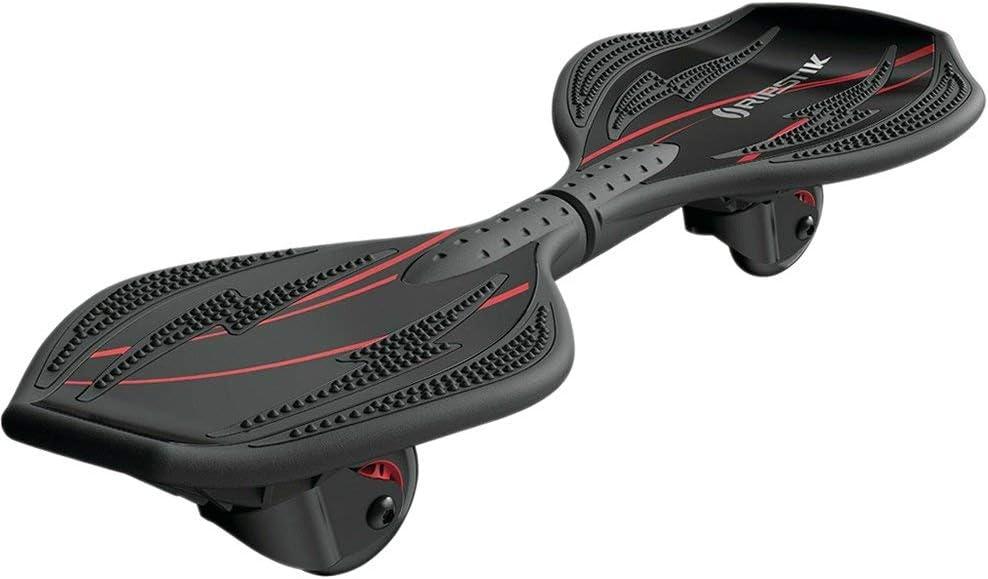 Razor Black Label RipStik Ripster Caster Board Classic – 2 Wheel Pivoting Skateboard