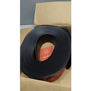 Floor Transition Strip 2" Self Adhesive Flat Vinyl Flooring Transitions Strip with Strong Backing (5cm, 10FT, Black)