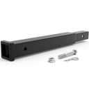 RETURE Trailer Hitch Extender for 2 inch Receiver, 18 inch Tow Extension Length 3500 Lbs GTW with 5/8" Bolt Flange Nut and Clip