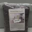 Genina Waterproof Chair Covers for Dining Room Dining Chair Covers Kitchen Parsons Chair Covers (Chocolate, 4 PCS)