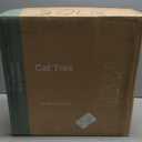 DUMOS 54-inch Indoor Cat Tree Tower Multi-Level Pet House for Large Cats with 2 Condos, Scratching Posts, Round Platform, Small Ladder, and Toys  Perfect for Cats of All Ages, Dark Grey