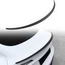 Spoiler Fit for Tesla Model 3 2024 2025, Upgrade ABS Material Rear Spoiler Wing OEM Rear Trunk Lip, Model 3 Highland Accessories (Matte Black)