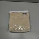 MIYE Wrap Around Ruffled Lace Bed Skirt, Elastic Dust Ruffle with Adjustable Belts, Easy to Put On, Bed Frame Cover, Machine Washable (Embroidered/Beige, King/Queen-15 Drop)