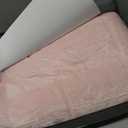 Uttermara Sherpa Fleece Weighted Blanket 12 lbs for Adult, Unicolor Ultra-Soft Fleece and Sherpa, Dual Sided Cozy Plush Blanket for Sofa Bed, 48 x 72 inches, Pink