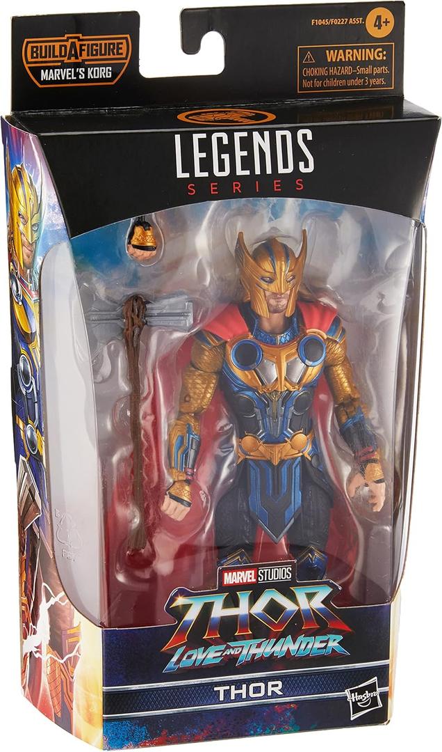 Marvel Legends Series Thor: Love and Thunder Thor Action Figure 6-inch Collectible Toy, 3 Accessories Marvel Legends Series Thor: Love and Thunder Thor Action Figure 6-inch Collectible Toy, 3 Accessories