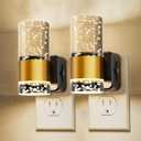 L LOHAS LED Night Lights Plug into Wall, 2 Pack, Plug in Night Light, Soft White/Cool White/Amber, Dimmable Backlit Nightlight with Light Sensor, 180° Rotatable Nightlights Plug in Wall for Hallway