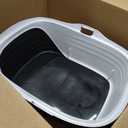 Arm & Hammer Rimmed Cat Litter Box with High Sides and Microban, Made in USA