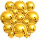 KatchOn, Large Gold Balloons - 22 Inch, Pack of 14 | Gold Foil Balloons for Gold Party Decorations | Metallic Graduation Balloon for Graduation Decorations 2026 | Wedding Decor, Anniversary Decor
