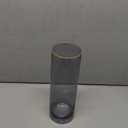 Ins Modern Glass Vase Crystal Gray Glass Vase for Home Office Decor (Crystal Grey) (11.8inX3.9in)