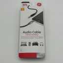 GE 3 FT AUX CABLE, CCY-USB C TO C CABLE BLACK