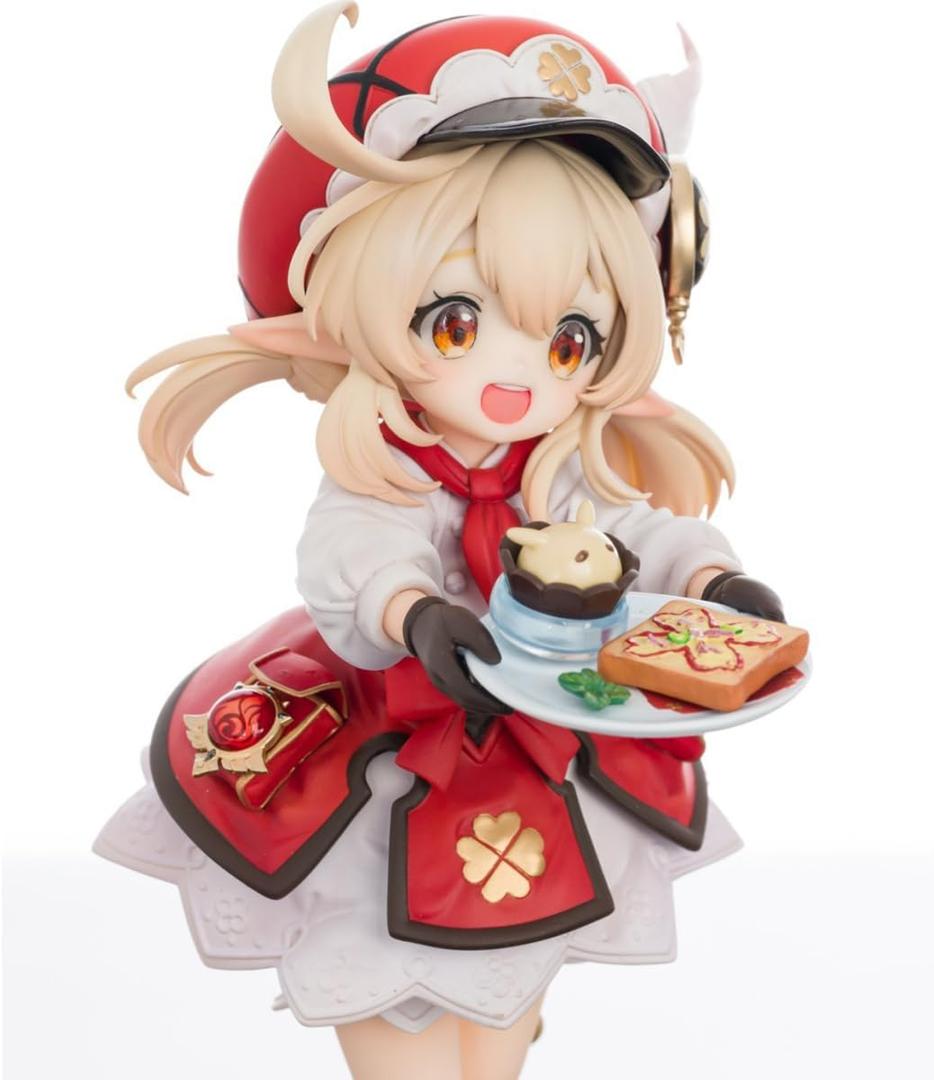 G-I Klee Mini Figure PVC Anime Game Character Desktop Ornaments Gift | G-I Klee Figure PVC Mini Anime Game Alatus 5-Star Pyro Catalyst Character Desktop Ornaments Gift