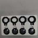 Bluetooth Tracker, Smart Air Tracker Tags-4 Pack, Key Finder and Item Locator Works with Apple Find My (iOS Only), with Protective Case/Key Ring/Lanyard, Tracker Tag for Keys/Luggage/Wallet, etc.