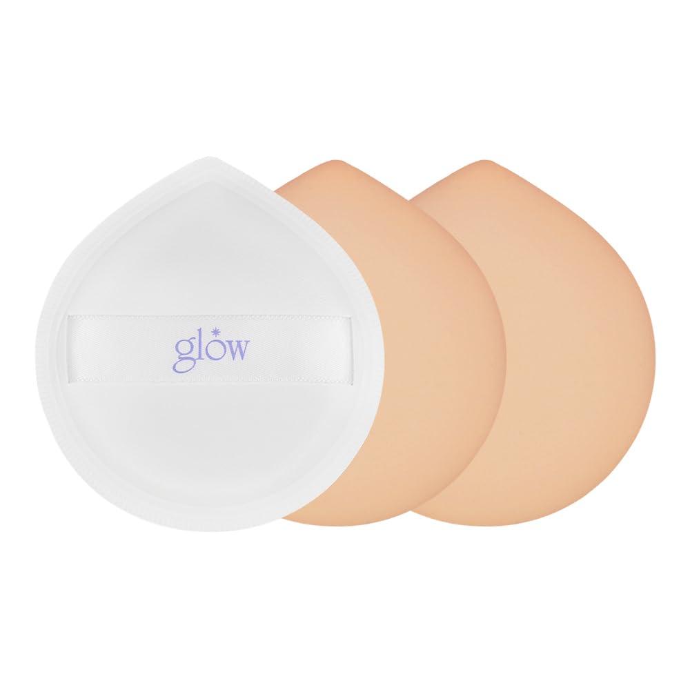 glow cloud sponge 3EA : velvety-soft, puff-shaped sponge that effortlessly simplifies makeup application, perfect makeup sponge for quick and even application, 0.13 lbs