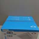 Tech Drive Bathroom fan 110 CFM, 1.5Sone No Attic access Needed Installation,Very Quiet Bath Ventilation and Exhaust Fan, Ceiling Mounted Fan,White Plastic Grille