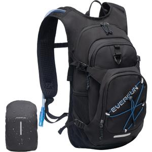 Everfun Hydration Backpack 18L with Water Bladder 2L/3L Hiking Water Backpack Women Men Hydration Pack Insulated Lightweight Day Hydropack with Storage for Hiking, Biking, Running, Festival 