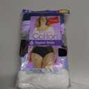 Hanes women's Hi-Cut Panties Pack, Lightweight Cotton Hi-Cuts, 6-Pack (L)