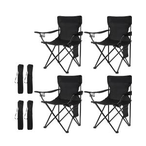 Damei century 3Pack Folding Camping Chairs-Lightweight, Installation-Free, Portable Chair for Beach, Lawn, Outdoor Sports