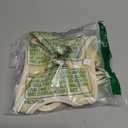 GAMUDA Small Pet Harness Collar and Leash Set, Step in No Chock No Pull Linen Fabric Soft Mesh Dog Vest Harnesses Reflective for Dogs Puppy Cats Kitten Rabbit (Khaki, S)