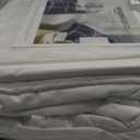 Amazon Basics Mattress and Box Spring Protector, Waterproof, Zipper Enclosed Cover, 12 to 18 inches Depth, Queen, White