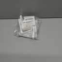 2 x TonGass 4-Pack RV Curtain Holders with Screws (White)  Camper & Motorhome Curtain Clips for Window Drapes, Heavy-Duty Plastic Retainers for RV, Boat, and Trailer Curtains