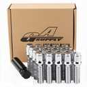 GAsupply M14x1.5 Lug Bolts 40mm Shank Fit for BMW x3 x5 Land Rover Range Rover, Chrome 14x1.5 Spline Lug Bolt Aftermarket Wheel Cone Seat (NOT OEM), 20pcs+1 Stock Stud Key