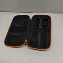 Wireless Microphone Case Compatible with JBL Wireless Two Microphone System, Handheld Dual Mic Travel Bag for Singing or Karaoke for Receivers, Adapters, AA Batteries (Black)