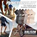 6 Pairs Merino Wool Ankle Running Hiking Socks Compression Support Breathable Thick Cushion No Show Socks for Women Men