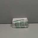 Bedside Glass Water Carafe Set with Cup, Glass Carafe with Lid Mouthwash Cups for Bedroom Bathroom Juice Wine Milk 19oz Amber