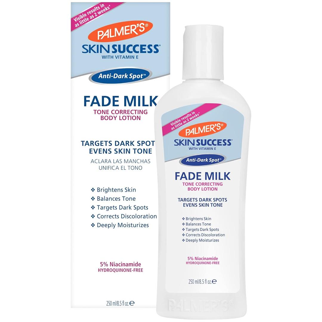 Palmer's Skin Success Anti-Dark Spot Fade Milk Body Lotion, 8.5 Oz, Moisturizer with Niacinamide, Fades Age Spots, Helps Uneven Skin Tone & Hyperpigmentation, Dermatologist Approved