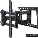 Mounting Dream UL Listed Full Motion TV Mount for Most 42-84 Inch TVs, Adjustable TV Wall Mount Swivel and Tilt, Loading 100 LBS, Max VESA 600x400mm, Fits 16", 18", 24" Studs MD2617-24K