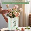 3D Puzzle Vase for Adults Kids, 120 Pcs Puzzle Book Vase for Flowers, Arts and Crafts for Kids 4-6, Adults, Girls, Cute Unique Vases for Book Shelf Decor, Books Lover Gifts for Women(Secret) (Garden)