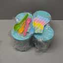 GuanQiao 4 Pack Creami Deluxe Pints & Lids for Ninja, 24 Oz Compatible with NC500 NC501 Series Ice Cream Makers, with 5 Spoons & 64 Writable Labels, BPA-Free & Dishwasher Safe, Blue