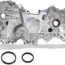 AULINK M574 21350-2E740 Timing Chain Cover Oil Pump 2.0L For Kia Forte 2017-2020,For Hyundai Elantra 2017-2020,For Hyundai Kona 2018-2021,For Hyundai Veloster 2019-2021,Replace # 213502E700 213502E601