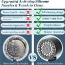 FEELSO Filtered Shower Head with Handheld, High Pressure 4 Spray Showerhead with Filters & Upgraded Anti-clog Nozzles for Hard Water -Remove Chlorine, Reduce Dry Itchy Skin -ON/OFF Switch for Pet Bath