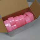 Wesiti 6 Pcs Small Heart Shaped Boxes with Window Valentine's Day Gift Boxes Plastic Storage Container for DIY Projects Presents Candy Jewelry Mother's Day Gifts (3.5 x 3 x 1.2 Inch,Pink)