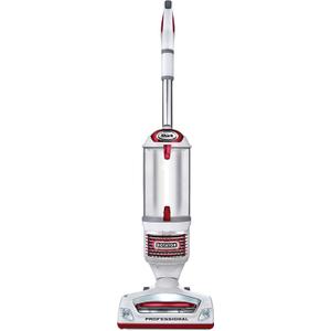 Shark NV501 Rotator Professional Lift-Away Upright Vacuum with HEPA Filter, Swivel Steering, LED Headlights, Wide Upholstery Tool, Dusting Brush & Crevice Tool, White/Red (White, Red)