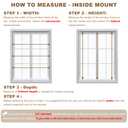 SZXIMU 2'' Cordless Blinds for Indoor Windows, 35" W X 64" H Mini Blinds
