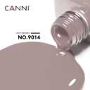 CANNI Light Brown Gel Nail Polish, 1Pcs Nude Grey Gel Polish Color High Gloss Soak Off U V Nail Manicure Salon DIY