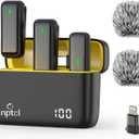 NPTCL Wireless Lavalier Microphone for iPhone Android Phone - USB Type C Mini Microphone with 24H Charging Case Noise Reduction for Video Recording Vlog YouTube TikTok (2A3XK)