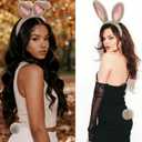 Easter Bunny Ears Headband,Easter Headband Rabbit Costumes Accessories,Suitable Plush Headbands for Rabbit Role-Playing