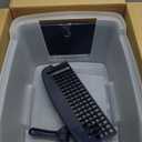 IRIS USA Cat Litter Box, Litter Box Enclosure with Scoop and Front Door Flap, Covered Kitty Litter Box for Privacy, Portable, Easy to Clean, Navy (1 Count (Pack of 1))