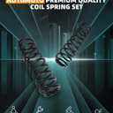 AUTOMUTO 2PCS Front Suspension Coil Spring Set Compatible with 2007-2017 for Jeep Wrangler - Replace 81222 Coil Springs