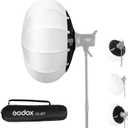 Godox CS-65T Lantern Softbox 26in / 65cm Quick Release 360 Light Diffuser Bowens Mount Lantern Softbox for Godox SL60 SK400 SL150 DP400 DP800 SL300 (26)