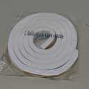Yotache White Foam Insulation Tape 1/2" x1/2", Rubber Weather Stripping Seal, Total 13 Feet Long (2 X 6.5 Ft Each)