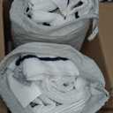 Italic Ultraplush 100% Australian Cotton Standard 6-Piece Set, 2 Bath, 2 Hand, 2 Washcloths, 800GSM Highly Absorbent & Quick-Dry, Resort Grade, Striped (White & Blue)