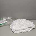 Moukeren 1 Pcs White Rosette Throne Chair Cover Satin Rosette Stretch Banquet Spandex Fitted Chair Cover for Wedding Party Banquet Catering