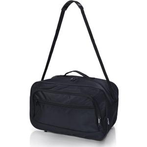 17x10x9 Carry On Bag For United Airlines Travel Bag - 28L Max Sized Underseat Carry On for Airplanes - Shoulder Gym Duffle Bag for Men and Women Travel Accessories - Black Luggage