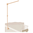 Crib Mobile Holder, HBM Wooden Mobile Arm & Hanger for Crib, Nursery Decor for Baby Girl Boy